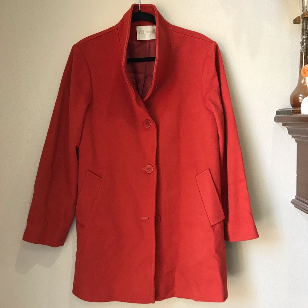 Fleurette | Stand Collar | Wool Car Coat | 10